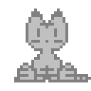 Silver Oneko skin sprite sheet